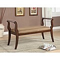 Wood European-style Settee Bench