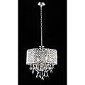 Chrome Finish 4-light Round Chandelier