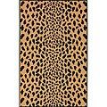 Convenient info on 45 Rpm Box Set Alexa Infiniti Collection Leopard Animal Print Gold Rug (4'5 x 6'9)