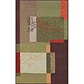 Compare products of 45 Record Database Alexa Infiniti Collection Geometric Floral Multi Rug (4'5 x 6'9)