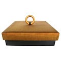 Gold Silk Jewelry and Storage Box (Thailand)