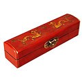 Double Dragons Leather Jewelry Box (China)