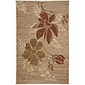 Hand-woven Haneul Beige Hemp Rug (5' x 8')