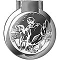 Dakota Men's Etched Hunter Travel Alarm Clock