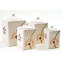 Corelle 'Pretty Pink' Canister Set