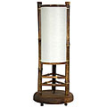 Japanese 19-inch Koru Bamboo Table Lamp (China)