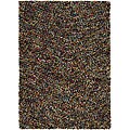 Hand-woven Geminine Thick Pile Shag Wool Rug (2'6 x 7'6)