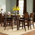 Watson Warm Brown 7-piece Counter Height Dining Set