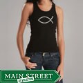 Los Angeles Pop Art Women's Jesus Fish Tank Top