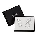Colibri Men's Silvertone Keyring and Money Clip Gift Set