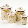 Corelle 'Abundance' 4-piece Canister Set