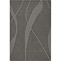 Hand-tufted Mandara Grey Wool Rug (2' x 3')