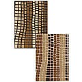 Amalfi Squares Area Rug (3'3 x 4'11)