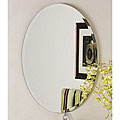 Odelia Oval Bevel Frameless Wall Mirror