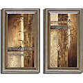 Tito Quintero 'Bamboo Inspirations' Framed Canvas 2-piece Art Set