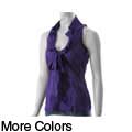 Ci Sono by Adi Junior's Lightweight Sleeveless Ruffled Top
