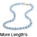 DaVonna Blue Freshwater Pearl 16-inch Strand (8-9 mm)
