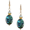 Charming Life 14k Goldfill Paua Shell Earrings