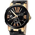 Ulysse Nardin Men's Dual Time Rose Gold Ceramic Watch