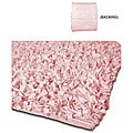 Handmade Pastel Pink Jersey T-shirt Shag Rug (4'7 x 7'5)