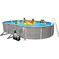 Belize Above Ground 18 x 33-foot Oval Swimming Pool Package