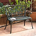 Christopher Knight Home Saint Kitts Cast Aluminum Patio Bench