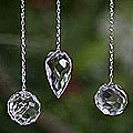 Set of 3 'Purifying Triad' Crystal Pendulums (Brazil)