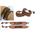 'Coins of The Earth' Beaded Wristband Bracelets (Set of 2) (Thailand)