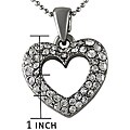 Rhinestone Heart Necklace