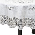 Vinyl Oval 60x90-inch Tablecloths (Set of 24)