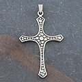 Sterling Silver Geometrics Cross Pendant (Thailand)