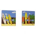 Complementing guides on surfboard Towels surf Surfing 2-piece Wooden Hanging Hook Set