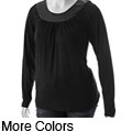 Everyday Brand Women's Plus Size Sequin Neck Tunic