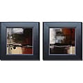 Laurie Maitland 'Prelude in Rust I & III' 2-piece Framed Art Set