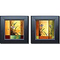 Don Li-Leger 'Sanctuary & Terra Cotta Garden' 2-piece Framed Art Set
