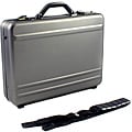 World Traveler Aluminum Dark Iron Laptop Attache Case