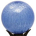 Achla 10-inch Blue Lapis Crackle Gazing Globe