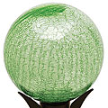 Achla 10-inch Light Green Crackle Gazing Globe