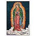 Wool 'Our Lady of Guadalupe' Tapestry (Peru)