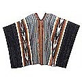 Genuine Alpaca Wool 'Road to Huancayo' Poncho (Peru)
