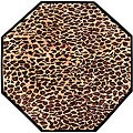 Hand-tufted Safari Beige/ Black Wool Rug (8' Octagon)