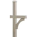 Salsbury In-ground Deluxe Nickel-finish Mailbox Post