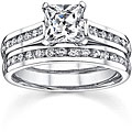 18k White Gold 1 2/5ct TDW Diamond Bridal Ring Set (H-I, SI1-SI3)