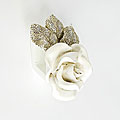 Wood Collection Rose Drapery Sconce