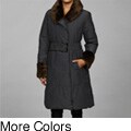 Top online resources for Tura Authentic eyeglass Frames Hawke & Co. Women's 'Turo' Faux Fur Trim Coat