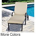 Outdoor 25-inch Chaise Lounge Cushion with Sunbrella Fabric