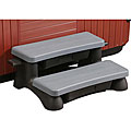 Deluxe Black and Grey Spa Step