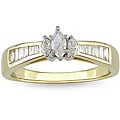 14k Yellow Gold 1/2ct TDW Diamond Engagement Ring (G-H, I1-I2)