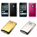 iPhone 3G/ 3GS Metallic Finish Case with Mirror Screen Protector