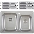 Ticor Stainless Steel 18-gauge Overmount Kitchen Sink